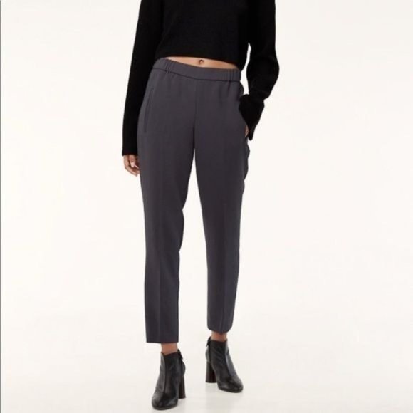 Aritzia Wilfred Darontal Pant in Grey - Picture 1 of 5